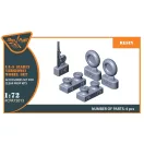 Clear Prop Accessories La-5 (early version) wheel set for CP kit CP72014 1:72 (CPA72013)