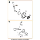 Clear Prop Accessories La-5 (early version) wheel set for CP kit CP72014 1:72 (CPA72013)