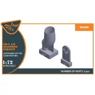   Clear Prop Accessories UH-2 A/B SEASPRITE resin exhaust for CP kit CP72002 1:72 (CPA72021)
