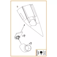   Clear Prop Accessories UH-2 A/B SEASPRITE resin exhaust for CP kit CP72002 1:72 (CPA72021)
