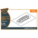 Clear Prop Accessories A5M Claude (early version) vacuum formed canopy for CP kits CP72006/CP72008 1:72 (CPA72022)