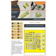   Clear Prop Accessories Ki-51 Sonia (all versions) painting mask for CP kits CP72011/CP72012/CP72013 1:72 (CPA72027)