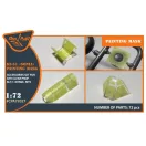 Clear Prop Accessories Ki-51 Sonia (all versions) painting mask for CP kits CP72011/CP72012/CP72013 1:72 (CPA72027)