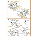Clear Prop Accessories Ki-51 Sonia (all versions) painting mask for CP kits CP72011/CP72012/CP72013 1:72 (CPA72027)