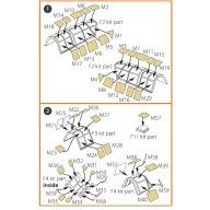  Clear Prop Accessories Ki-51 Sonia (all versions) painting mask for CP kits CP72011/CP72012/CP72013 1:72 (CPA72027)