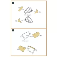   Clear Prop Accessories Nanchang Q-5 painting mask for Trumpeter kit (all versions) 1:72 (CPA72031)