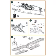   Clear Prop Accessories Polikarpov R-5 exterior set for AMG kits 1:72 (CPA72034)