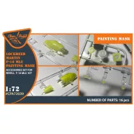   Clear Prop Accessories F-16 single seater painting mask for REVELL kit 1:72 (CPA72039)