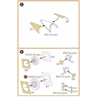   Clear Prop Accessories F-16 single seater painting mask for REVELL kit 1:72 (CPA72039)
