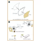 Clear Prop Accessories OV-1 A/JOV-1A Mohawk painting mask for CP kit CP72016 1:72 (CPA72044)