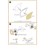   Clear Prop Accessories OV-1 A/JOV-1A Mohawk painting mask for CP kit CP72016 1:72 (CPA72044)