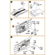   Clear Prop Accessories Hawk H-75 M/N/O PE parts for CP kits CP72021/CP72022/CP72029 1:72 (CPA72045)