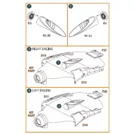   Clear Prop Accessories OV-1 A/B/C/D Mohawk exhaust set for CP kit 1:72 (CPA72046)