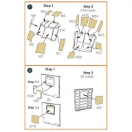   Clear Prop Accessories UH-2 A/B SEASPRITE for CP kit painting mask for CP kit CP72002 1:72 (CPA72051)