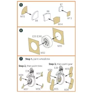   Clear Prop Accessories UH-2 A/B SEASPRITE for CP kit painting mask for CP kit CP72002 1:72 (CPA72051)