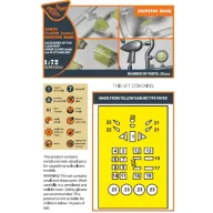   Clear Prop Accessories A5M2b Claude (early version) painting mask for CP kits CP72006/CP72008 1:72 (CPA72052)
