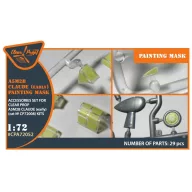   Clear Prop Accessories A5M2b Claude (early version) painting mask for CP kits CP72006/CP72008 1:72 (CPA72052)