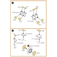   Clear Prop Accessories A5M2b Claude (early version) painting mask for CP kits CP72006/CP72008 1:72 (CPA72052)