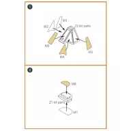   Clear Prop Accessories A5M2b Claude (late version) painting mask for CP kit CP72009 1:72 (CPA72053)