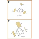 Clear Prop Accessories La-5 (early version) painting mask for CP kit CP72014 1:72 (CPA72055)