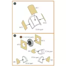 Clear Prop Accessories La-5 (early version) painting mask for CP kit CP72014 1:72 (CPA72055)