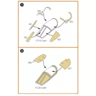   Clear Prop Accessories Jaguar A painting mask for Hobby Boss kit 1:72 (CPA72060)