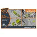 Clear Prop Accessories Mirage IIIC/IIICJ double-sided painting mask for Modelsvit kit 1:72 (CPA72061)