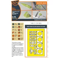  Clear Prop Accessories M6A1 Seiran painting mask for Tamiya kit 60737 1:72 (CPA72062)