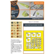   Clear Prop Accessories M6A1-K Nanzan painting mask for Tamiya kit 60738 1:72 (CPA72063)