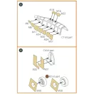 Clear Prop Accessories M6A1-K Nanzan painting mask for Tamiya kit 60738 1:72 (CPA72063)