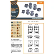   Clear Prop Accessories UH-2C/HH-2D SEASPRITE resin exhaust for CP kit CP72017/CP72018 1:72 (CPA72068)