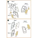 Clear Prop Accessories UH-2C SEASPRITE for CP kit painting mask 1:72 (CPA72069)