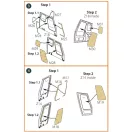 Clear Prop Accessories HH-2D SEASPRITE for CP kit painting mask 1:72 (CPA72070)