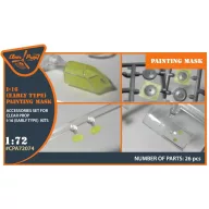   Clear Prop Accessories I-16 (early version) painting mask for CP kit 1:72 (CPA72074)