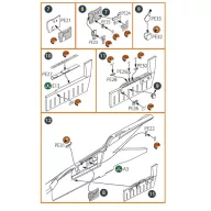   Clear Prop Accessories MiG-23ML, MLD, P, MLAE PE set for CP kits 1:72 (CPA72076)