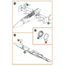 Clear Prop Accessories MiG-23ML, MLD, P, MLAE PE set for CP kits 1:72 (CPA72076)