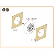   Clear Prop Accessories MiG-23ML, MLD, P, MLAE painting mask for CP kits 1:72 (CPA72077)