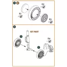 Clear Prop Accessories MiG-23ML, MLD, P, MLAE wheel set 1:72 (CPA72079)