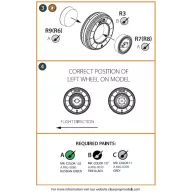   Clear Prop Accessories MiG-23ML, MLD, P, MLAE wheel set 1:72 (CPA72079)