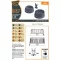 Clear Prop Accessories MiG-23ML, MLD, P, MLAE Exhaust and air scoops for CP kits 1:72 (CPA72080)