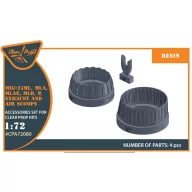   Clear Prop Accessories MiG-23ML, MLD, P, MLAE Exhaust and air scoops for CP kits 1:72 (CPA72080)