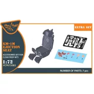   Clear Prop Accessories KM-1M Ejection seat for CP kits and other 1:72 (CPA72082)
