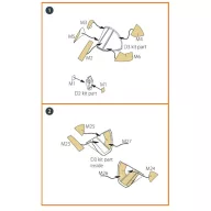   Clear Prop Accessories OV-10 A/D Bronko double-sided painting mask for ICM kits 1:72 (CPA72083)