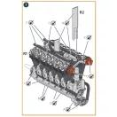 Clear Prop Accessories Liberty L-12 engine set 3D print 1:72 (CPA72086)