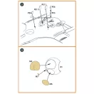 Clear Prop Accessories TB.2 PE parts and painting mask x2 set for CP kits 1:72 (CPA72087)