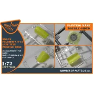   Clear Prop Accessories MiG-29 FULCRUM-A 9-12 late type double-sided painting mask for GWH kits 1:72 (CPA72088)