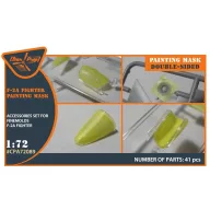   Clear Prop Accessories F-2A Fighter double-sided painting mask for Finemolds kits 1:72 (CPA72089)