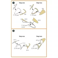   Clear Prop Accessories F-2A Fighter double-sided painting mask for Finemolds kits 1:72 (CPA72089)