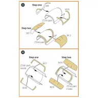   Clear Prop Accessories F-2A Fighter double-sided painting mask for Finemolds kits 1:72 (CPA72089)