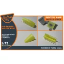 Clear Prop Accessories F-2B Fighter double-sided painting mask for Finemolds kits 1:72 (CPA72090)